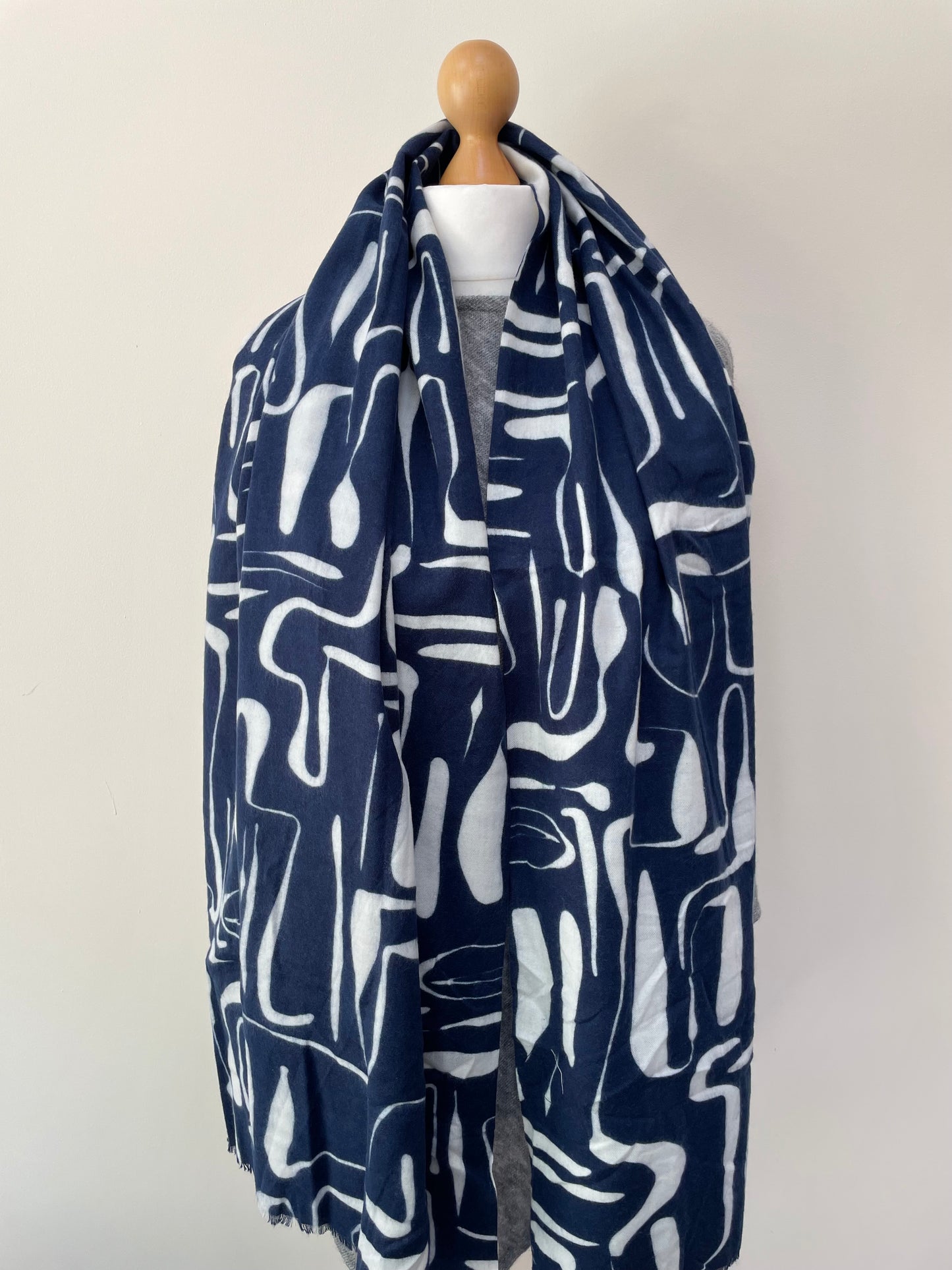 Navy Super Soft Scarf