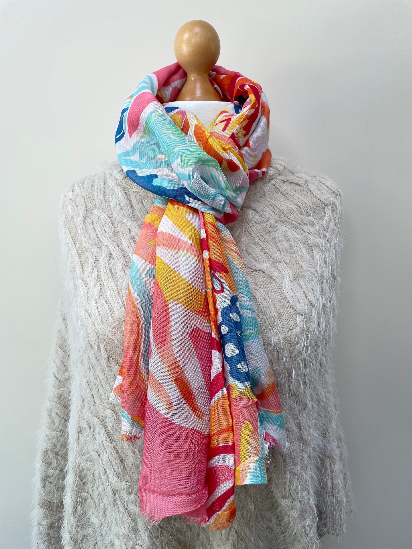 Spring Large Tropical Scarf