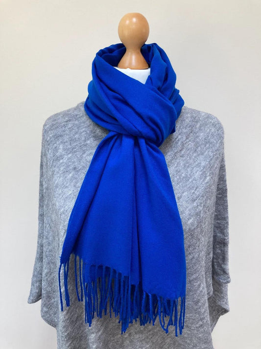 Winter Royal Blue Pashmina