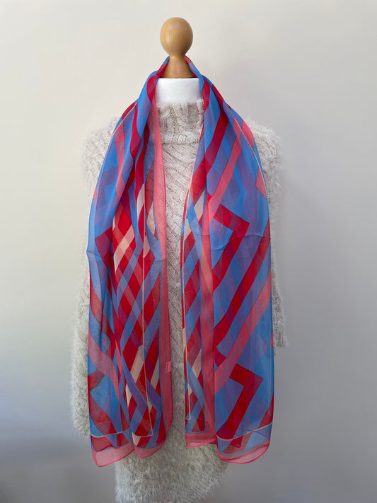 Spring Chiffon Feel Print Scarf