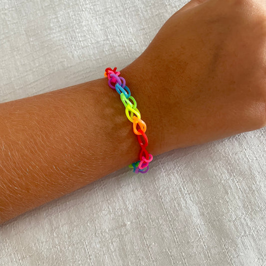 Olivia and Tobys Loom Band Adults Bracelet