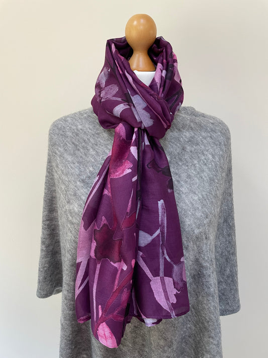 Summer Purple Scarf