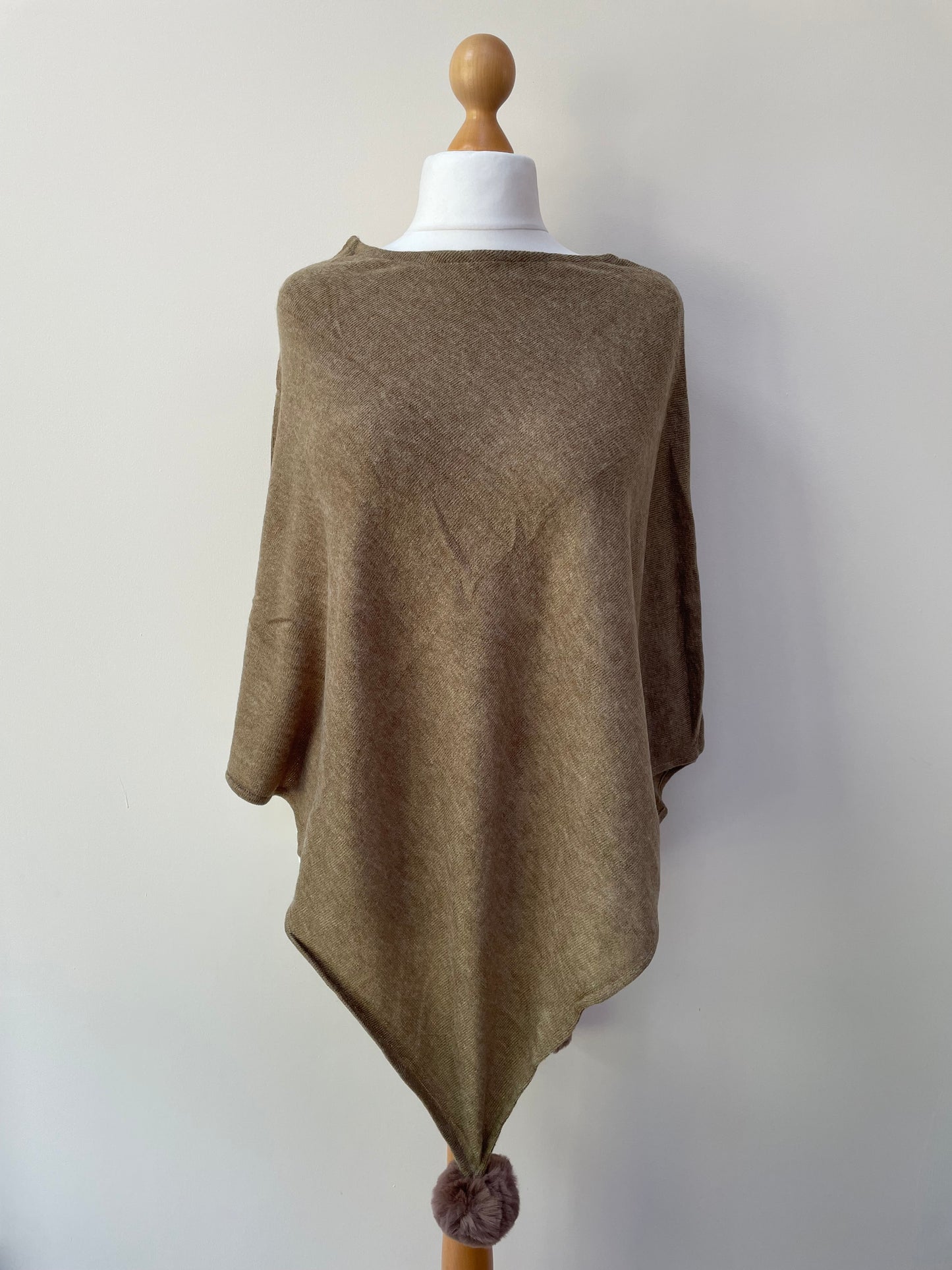 Autumn Neutral Poncho