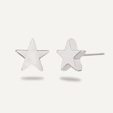 Load image into Gallery viewer, Silver Star Stud Earrings

