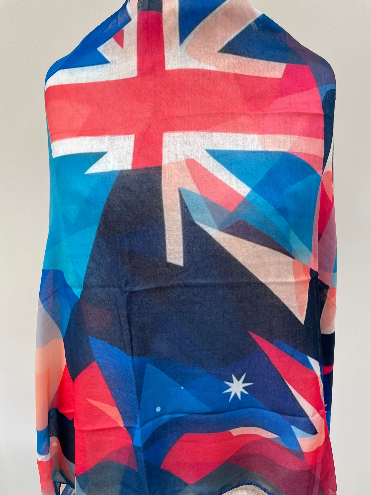 Blue and Pink Union Jack Scarf