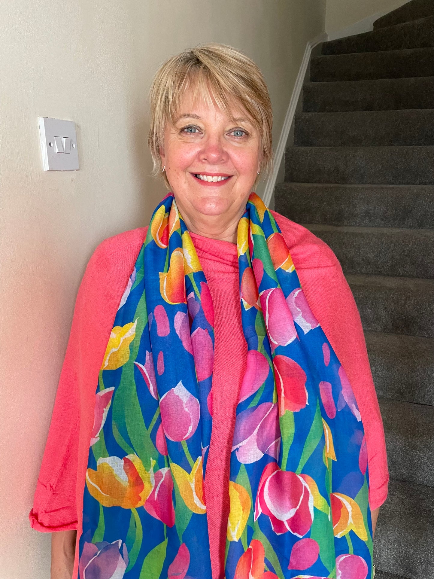 Spring Tulips Scarf