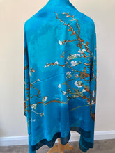 Load image into Gallery viewer, Spring and Autumn Cherry Blossom Silk Feel Scarf
