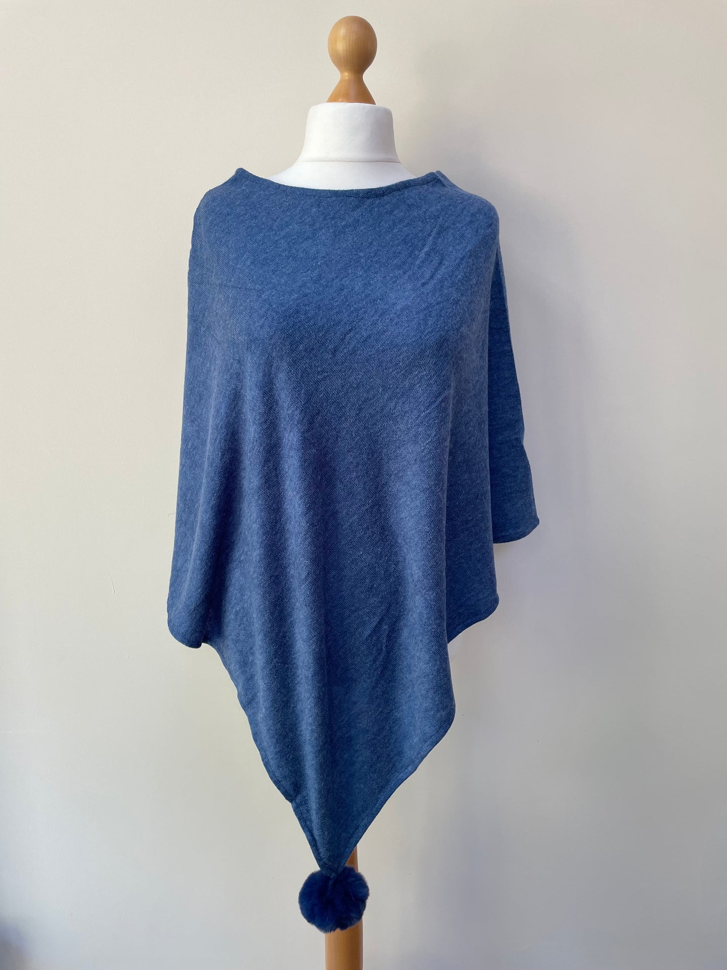 Spring and Summer Blue Poncho