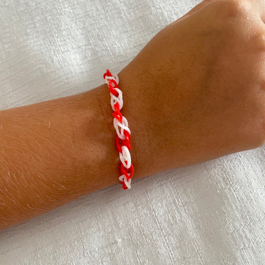 Olivia and Tobys Loom Band Adults Bracelet