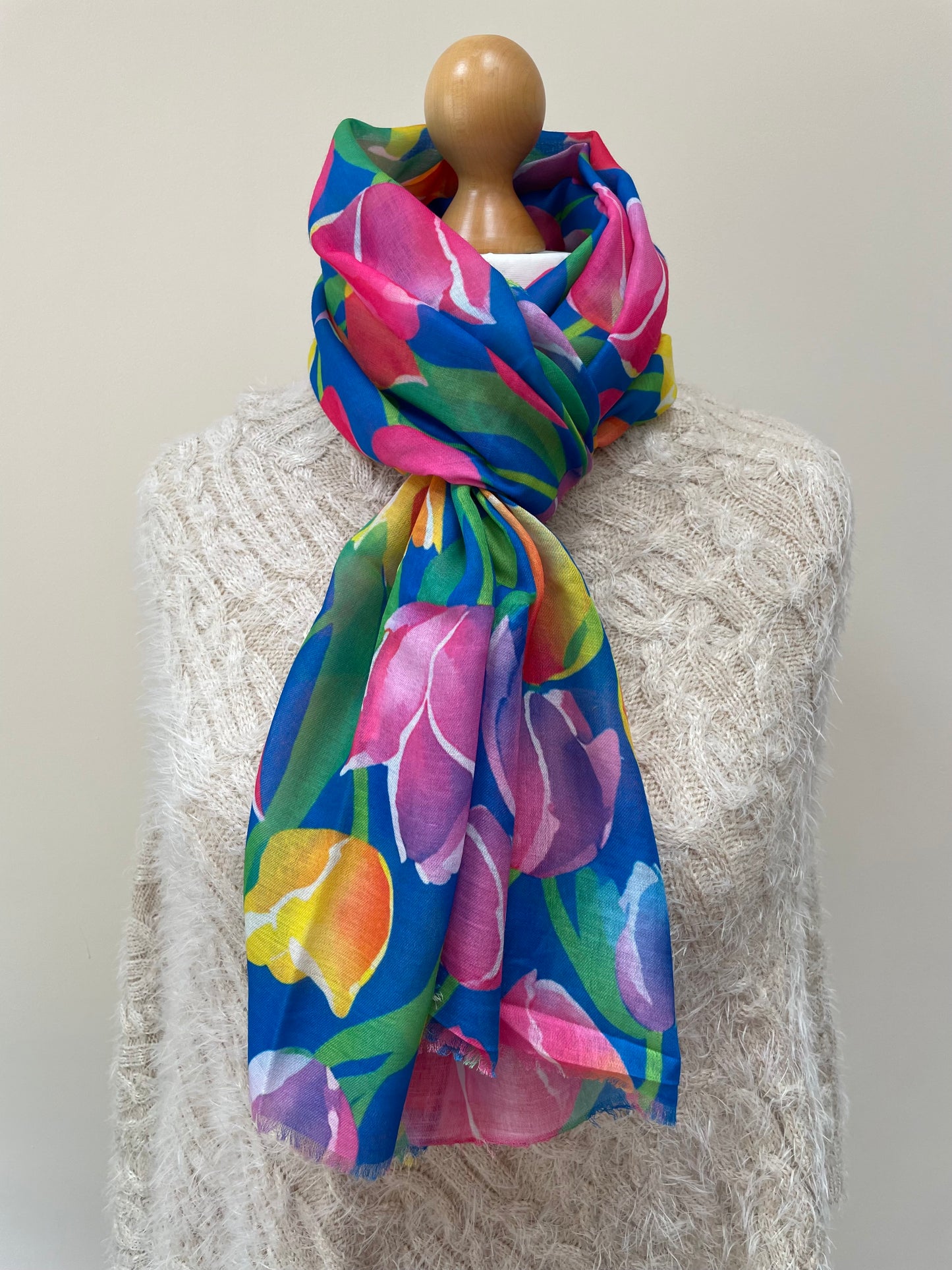 Spring Tulips Scarf