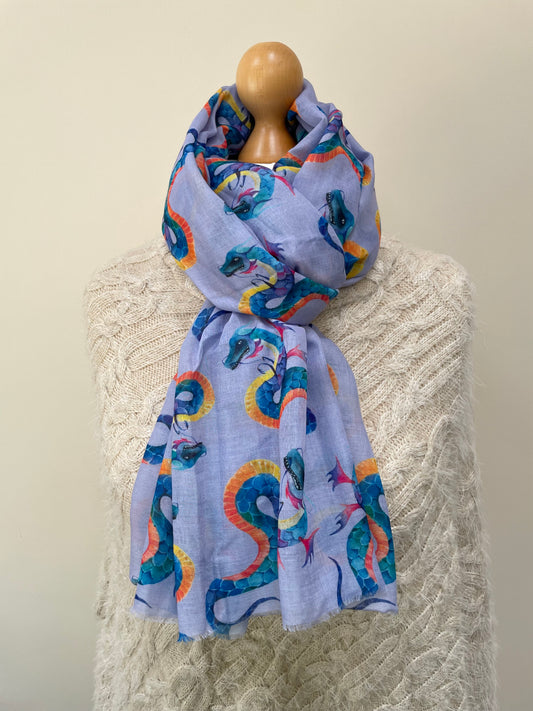 Hyacinth Dragon Scarf