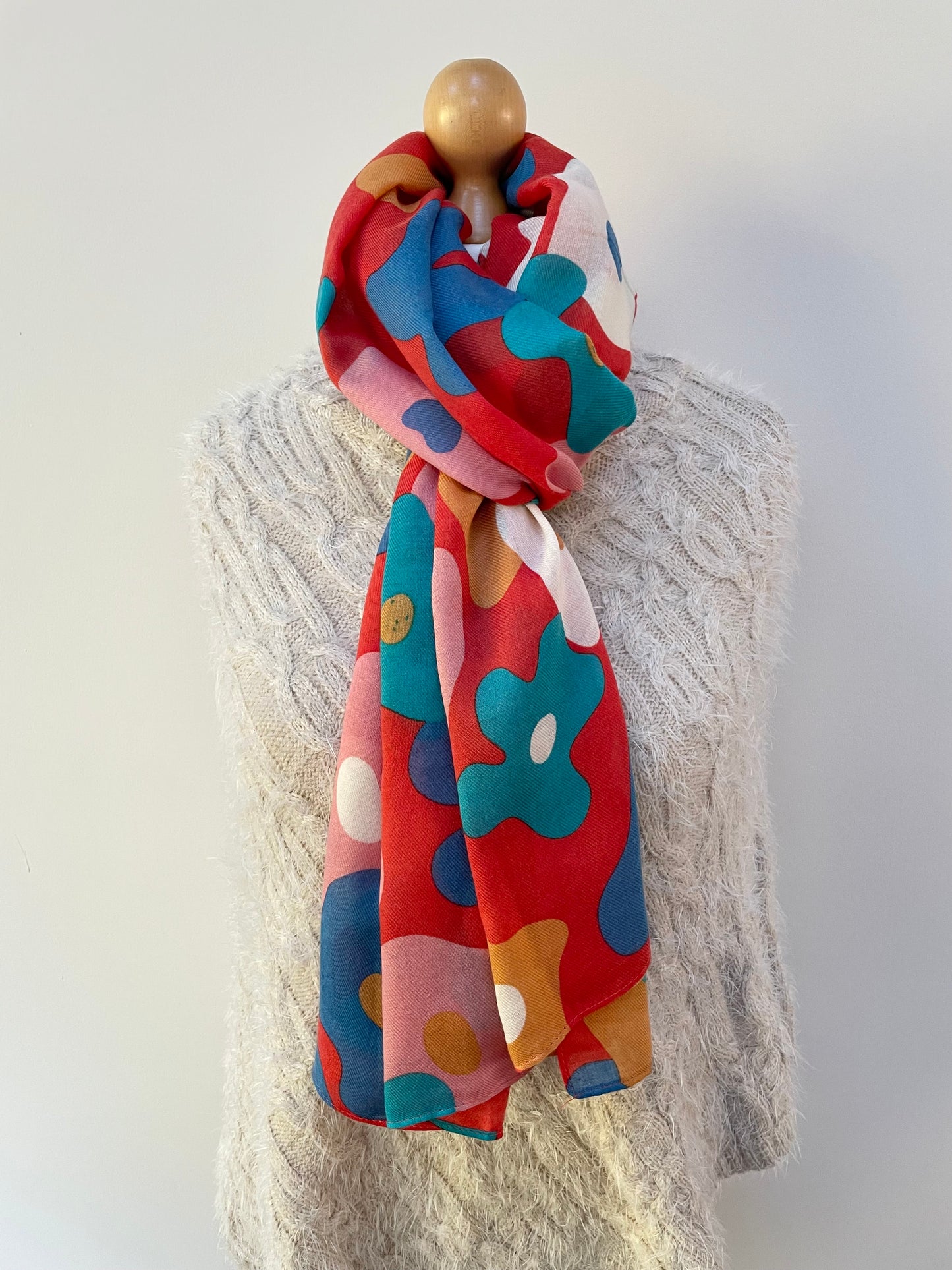 Spring Splodge Scarf