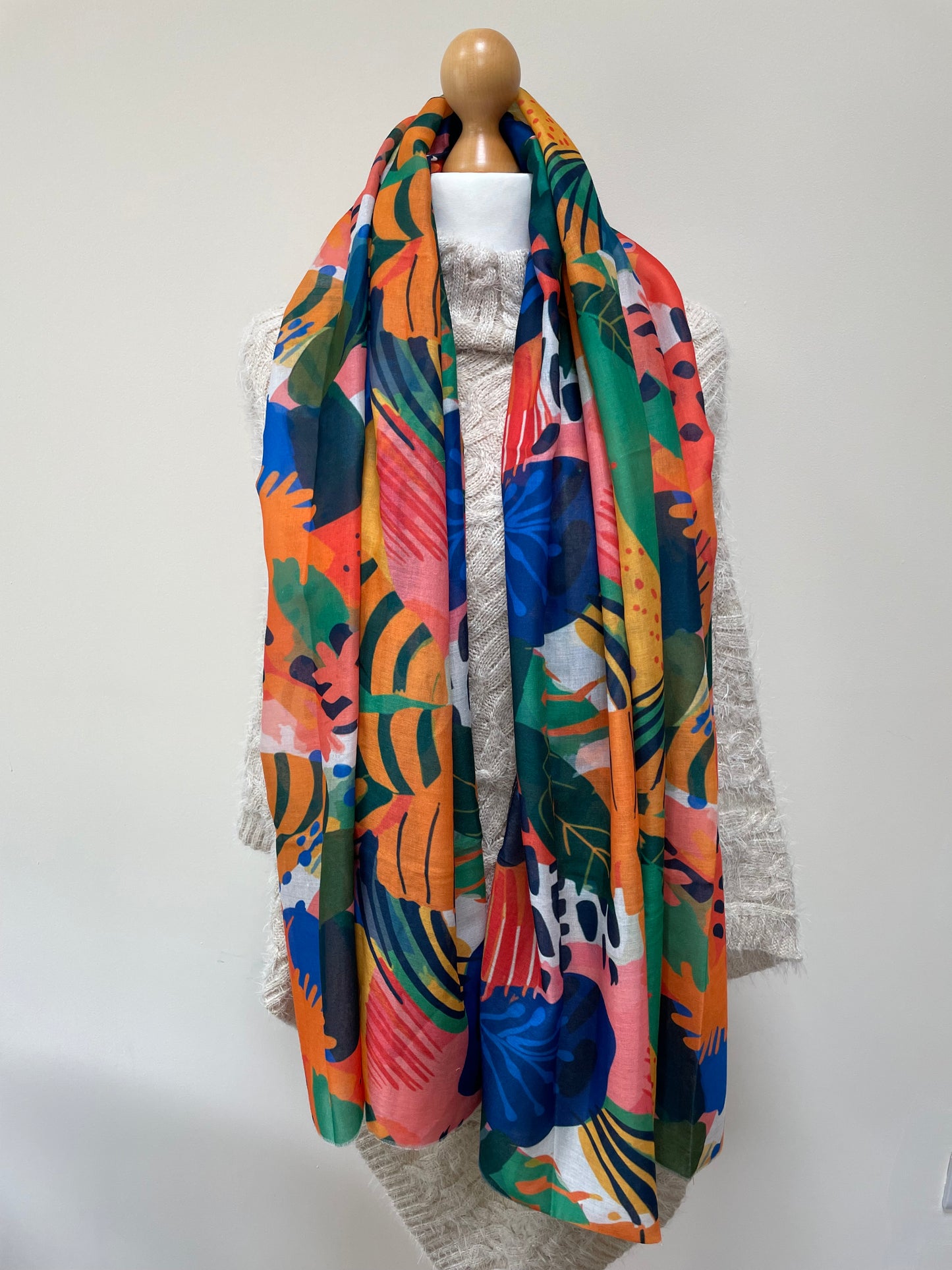 Colourful Leaves Scarf