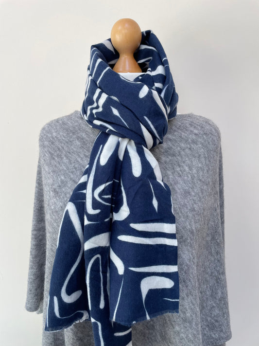 Navy Super Soft Scarf
