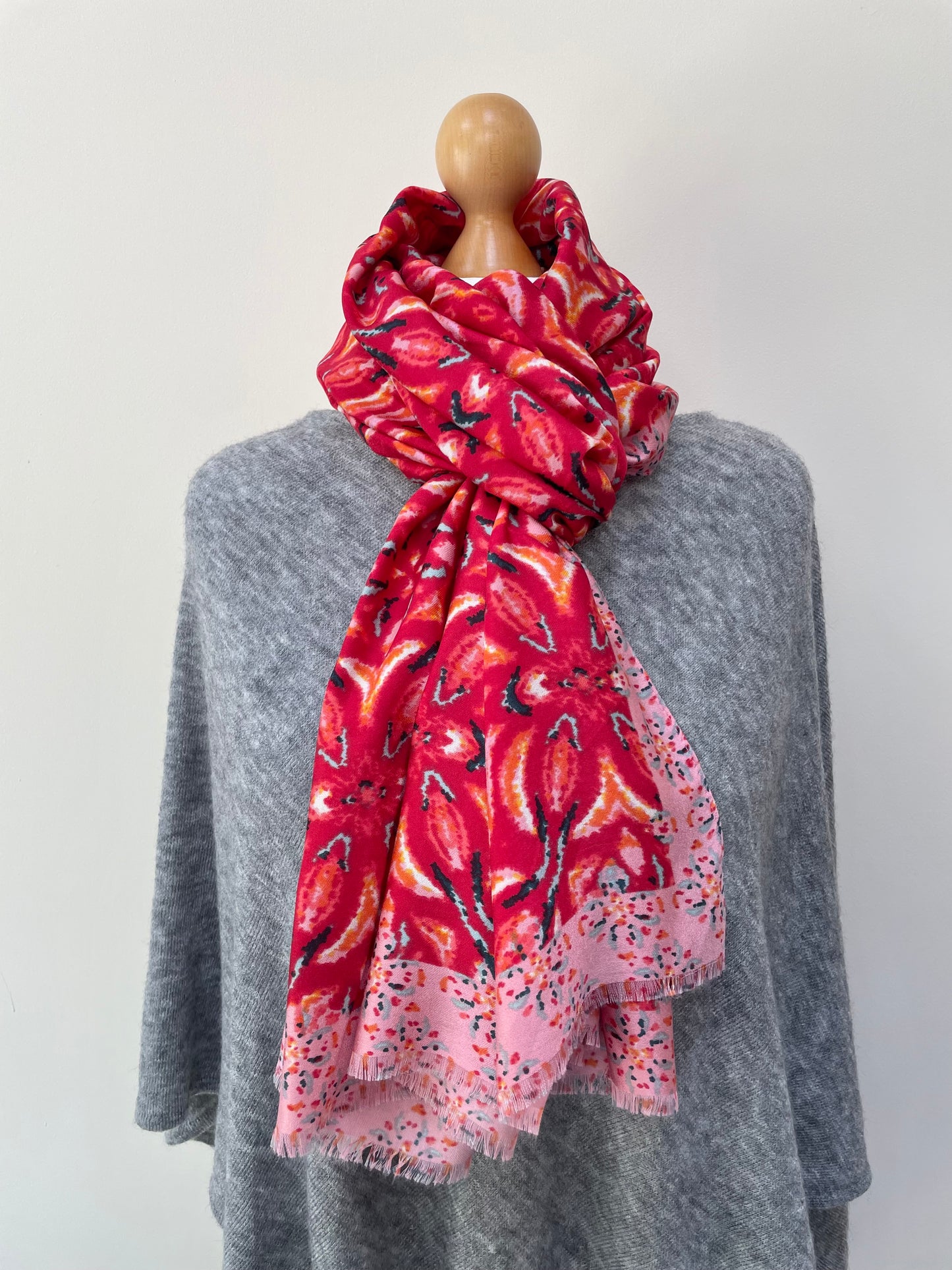 Red Floral Mosaic