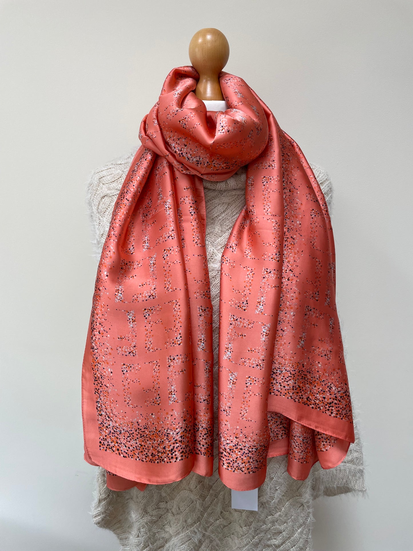 Spring Starry Silk Scarf