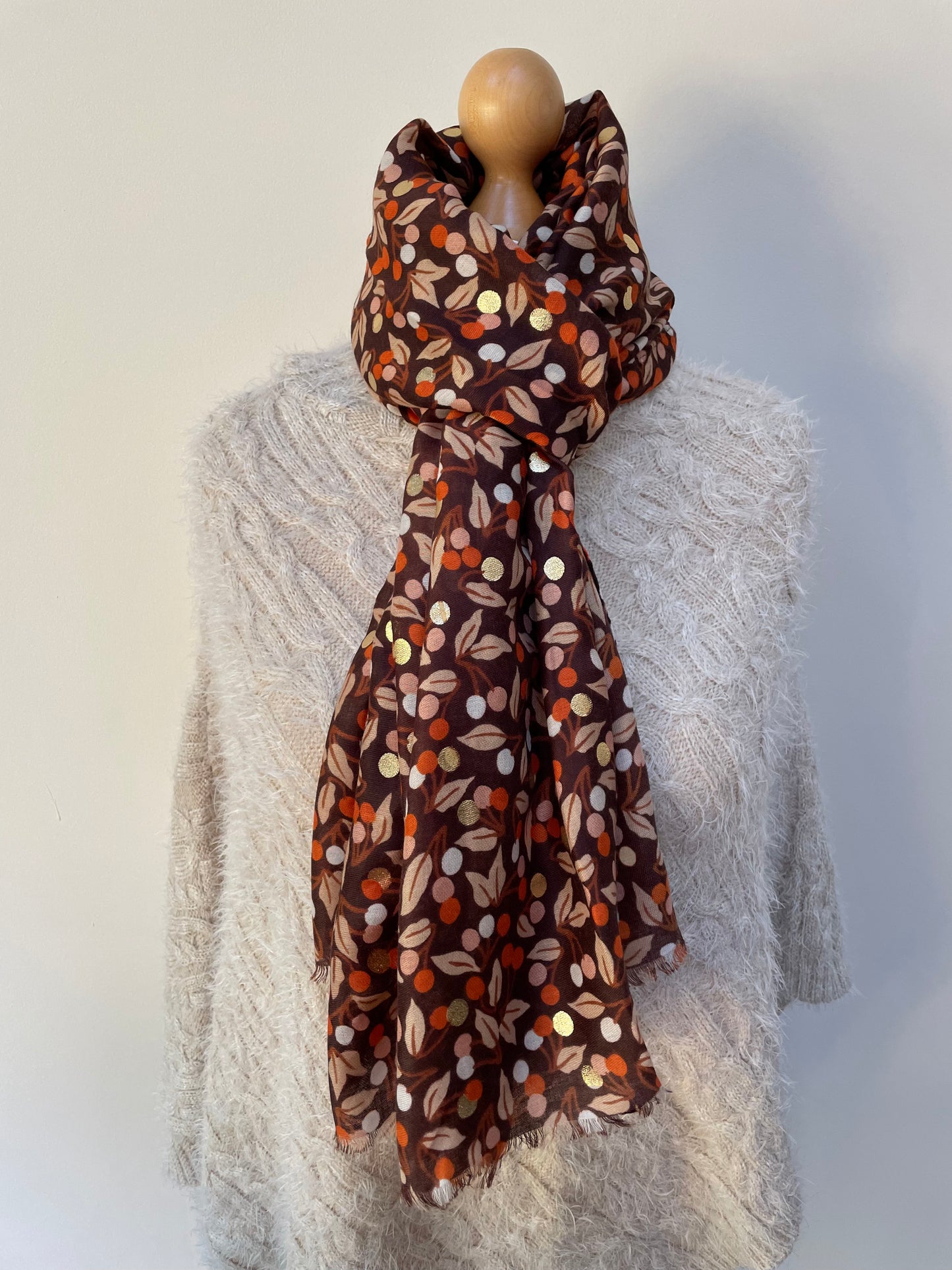 Autumn Leaf Scarf