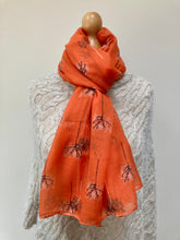 Load image into Gallery viewer, Spring and Autumn Orange Trees Scarf
