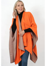 Load image into Gallery viewer, Spring and Autumn Orange Cape
