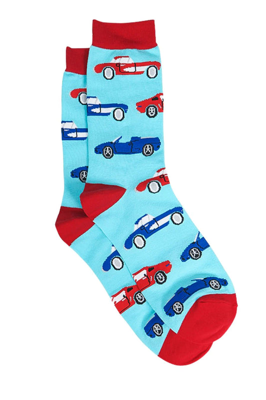 Mens Cars Bamboo Socks