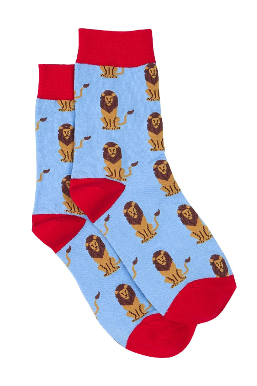 Mens Lion Bamboo Socks