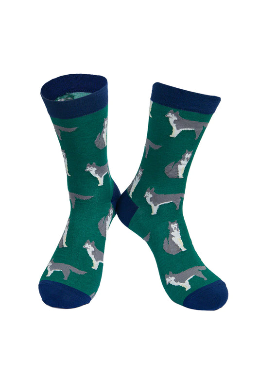 Mens Husky Bamboo Socks