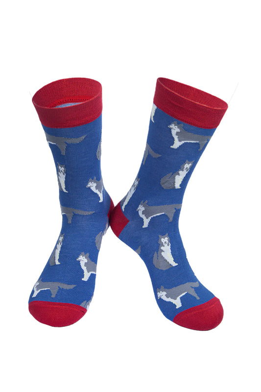 Mens Husky Bamboo Socks