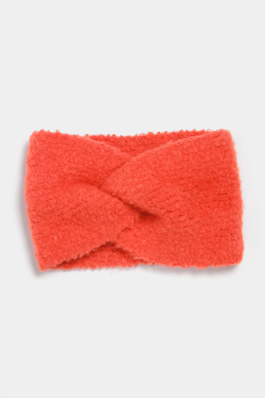 Spring and Autumn Orange Knot Detail Textured Headband