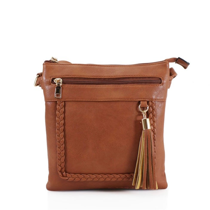Cross Body Tassel Bags - Available in 7 Colours